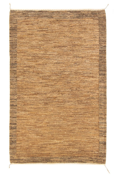 Gabbeh Teppich Indus 99x159cm - Wollteppich - beige