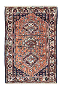 Yalameh Teppich 100x152cm - Perserteppich - hellrot – product image
