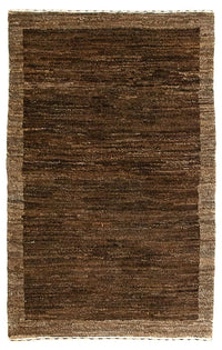Gabbeh Teppich Indus 62x96cm - Wollteppich - dunkelbraun – product image