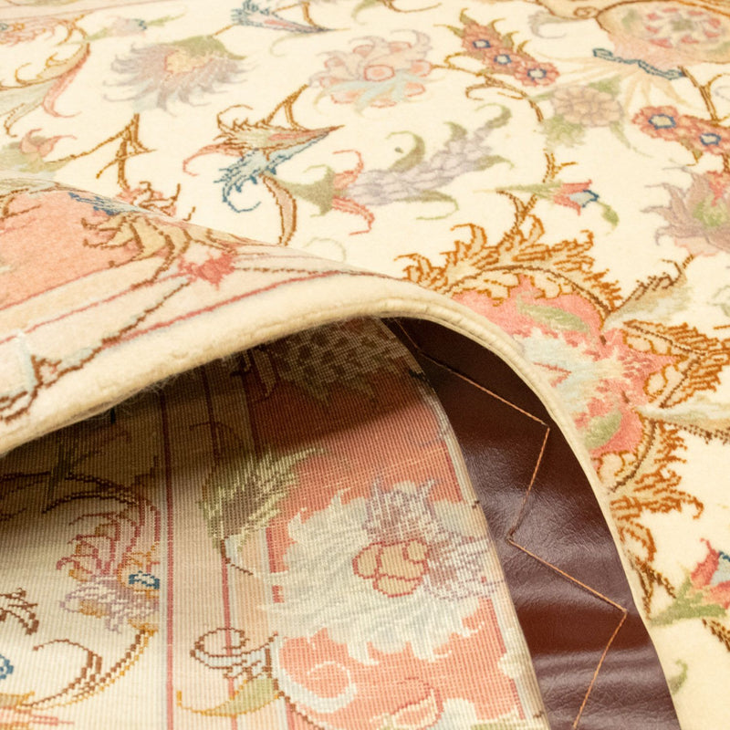 Täbriz - 50 Raj Teppich 104x150cm - Perserteppich - beige
