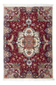 Täbriz - 50 Raj Teppich 63x93cm - Perserteppich - rot
