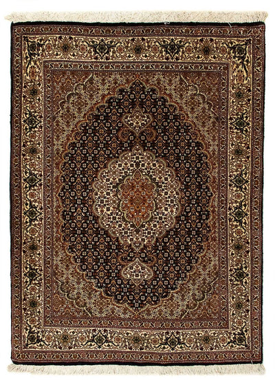 Täbriz - 50 Raj Teppich 83x114cm - Perserteppich - dunkelblau