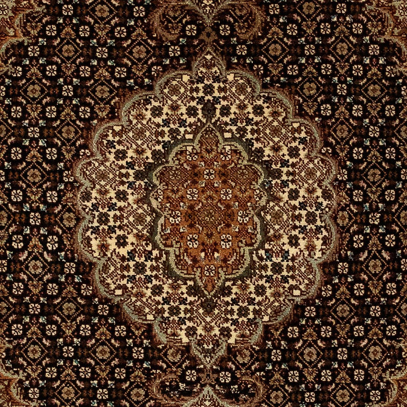 Täbriz - 50 Raj Teppich 83x114cm - Perserteppich - dunkelblau