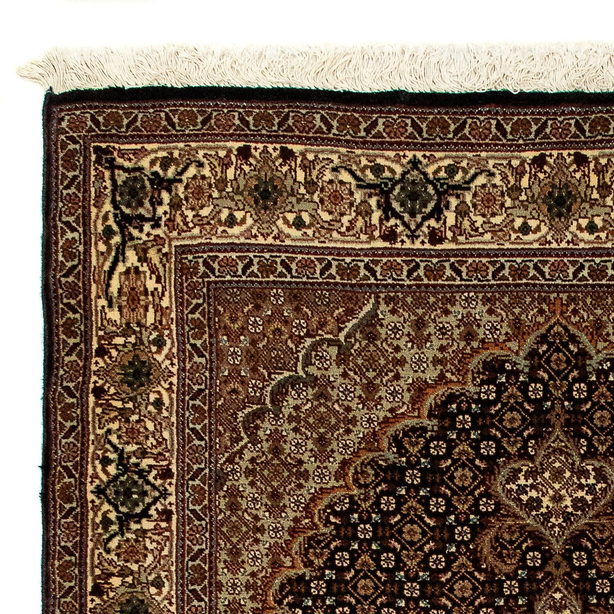 Täbriz - 50 Raj Teppich 83x114cm - Perserteppich - dunkelblau