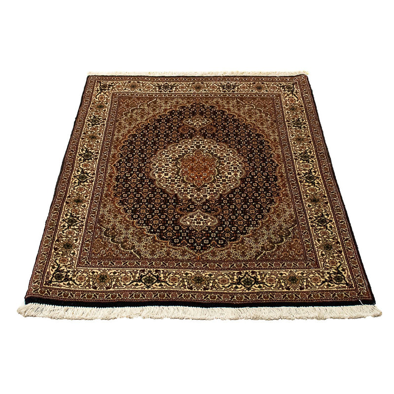 Täbriz - 50 Raj Teppich 83x114cm - Perserteppich - dunkelblau