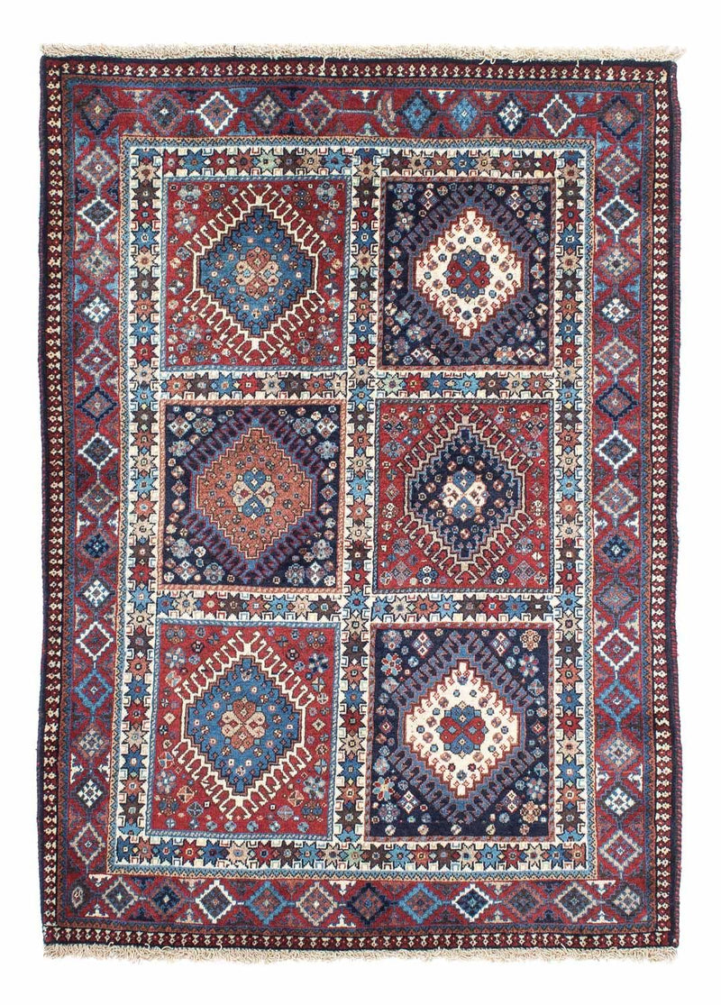 Yalameh Teppich 102x146cm - Perserteppich - hellrot