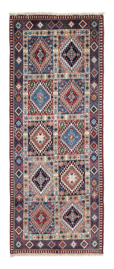 Yalameh Teppich 81x203cm - Perserteppich - blau