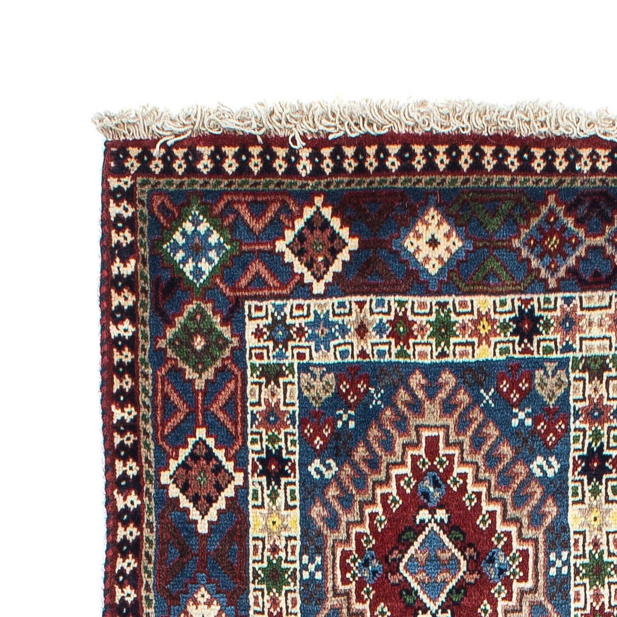 Yalameh Teppich 81x203cm - Perserteppich - blau