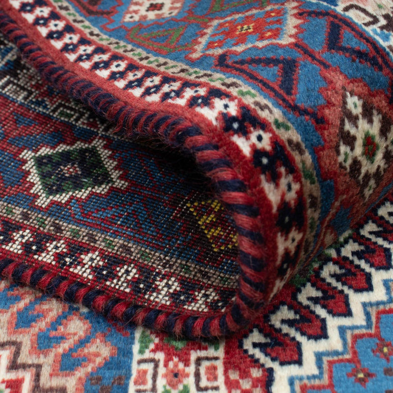 Yalameh Teppich 81x203cm - Perserteppich - blau