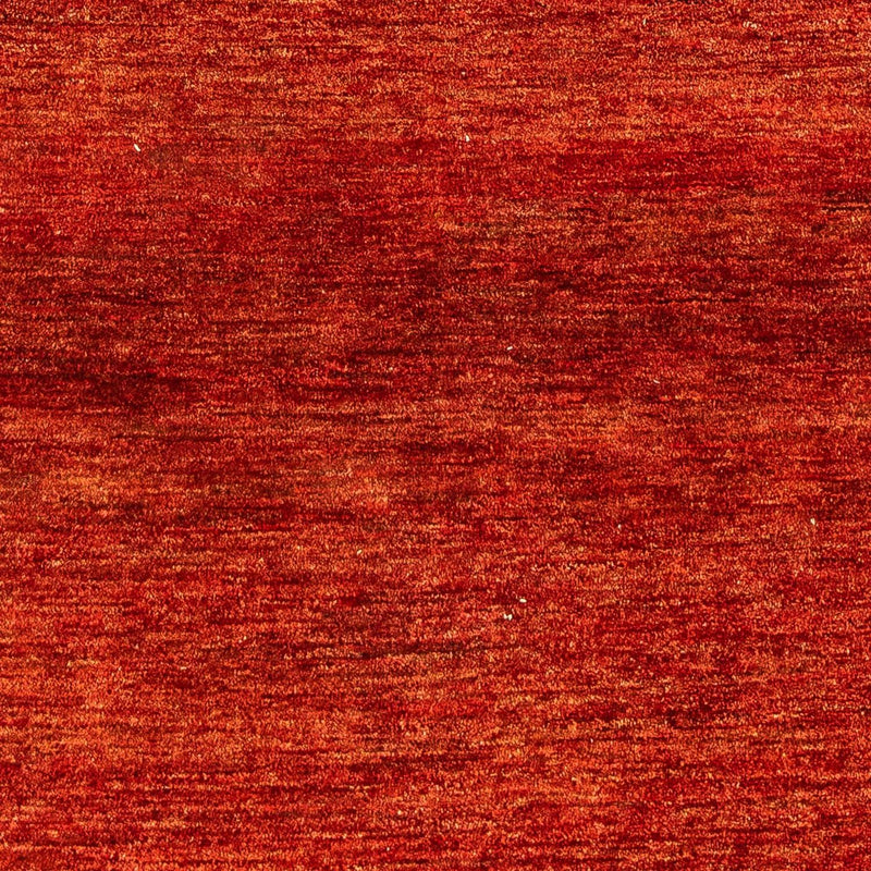 Gabbeh Teppich Indus 137x202cm - Wollteppich - dunkelrot