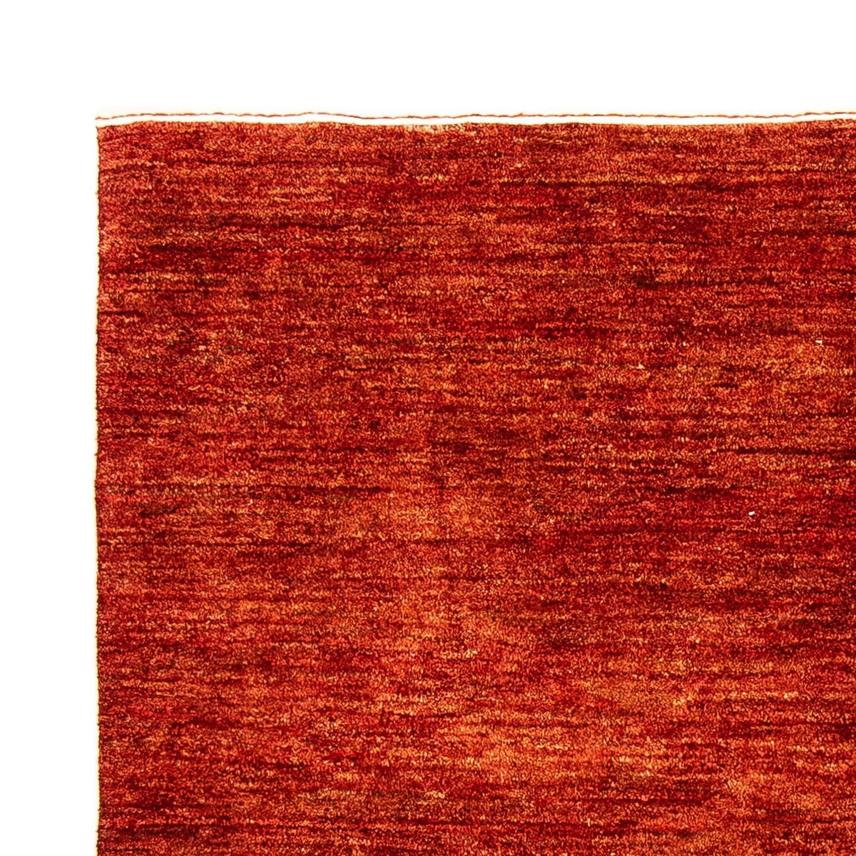 Gabbeh Teppich Indus 137x202cm - Wollteppich - dunkelrot