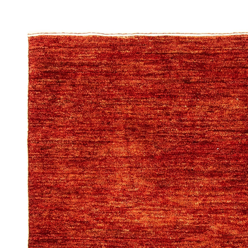 Gabbeh Teppich Indus 137x202cm - Wollteppich - dunkelrot