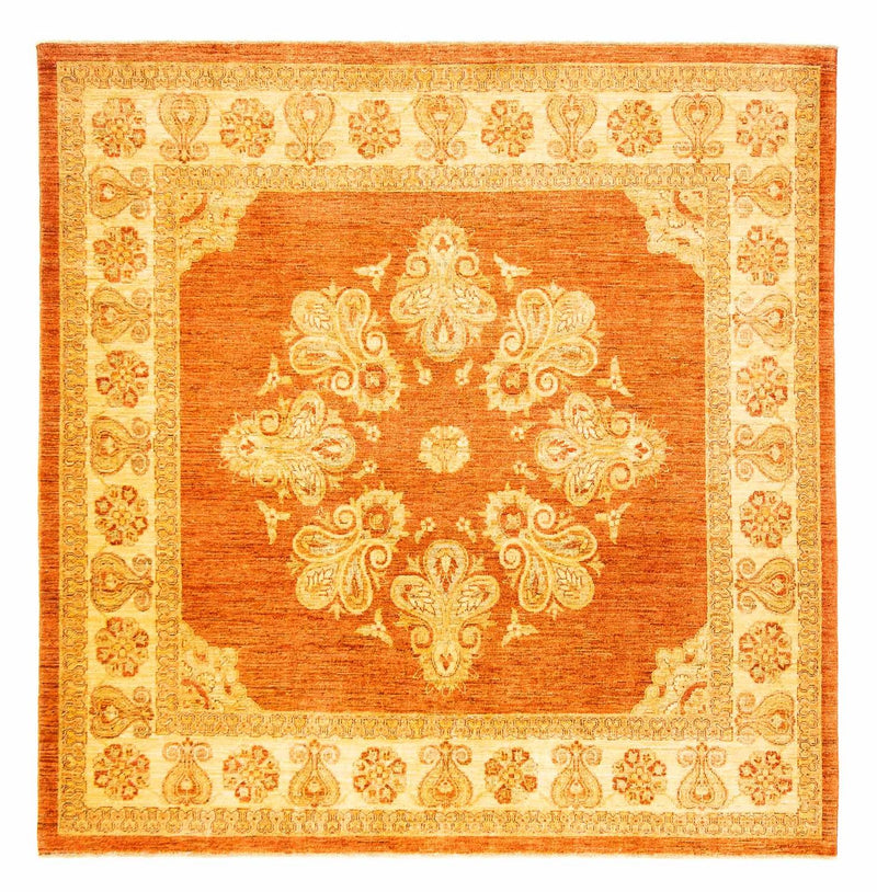 Farahan Teppich 202x205cm - Perserteppich - rost