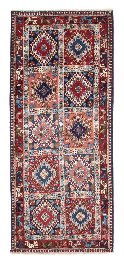 Yalameh Teppich 80x190cm - Perserteppich - hellrot