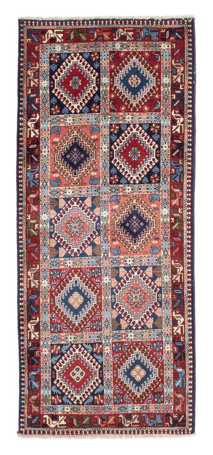 Yalameh Teppich 80x190cm - Perserteppich - hellrot
