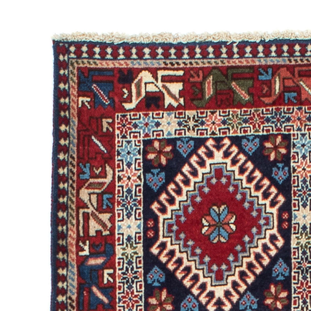 Yalameh Teppich 80x190cm - Perserteppich - hellrot