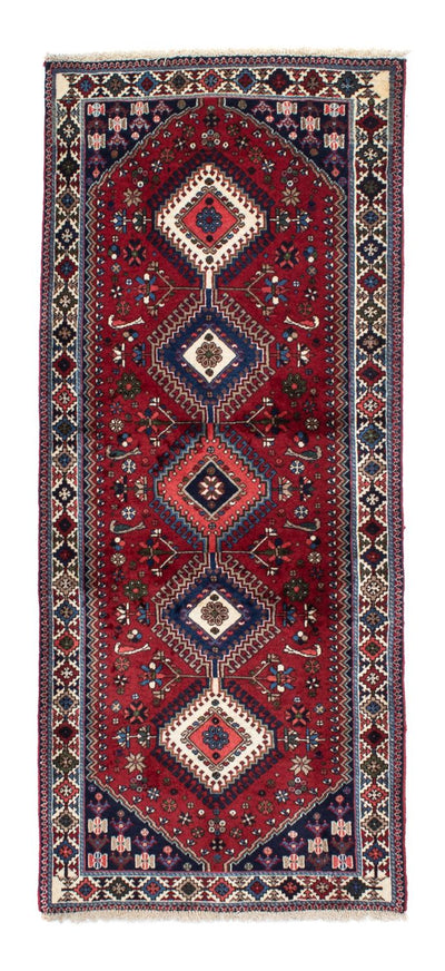 Yalameh Teppich 83x194cm - Perserteppich - dunkelrot