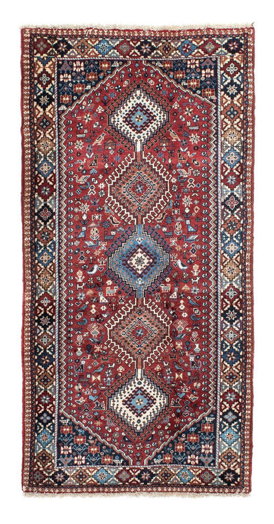 Yalameh Teppich 90x194cm - Perserteppich - rot