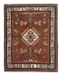 Shiraz Teppich 120x158cm - Perserteppich - braun – product image
