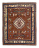 Shiraz Teppich 120x158cm - Perserteppich - braun