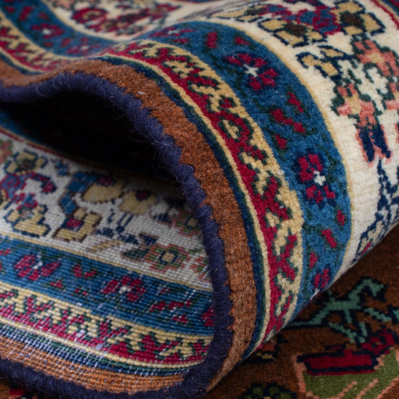 Shiraz Teppich 120x158cm - Perserteppich - braun