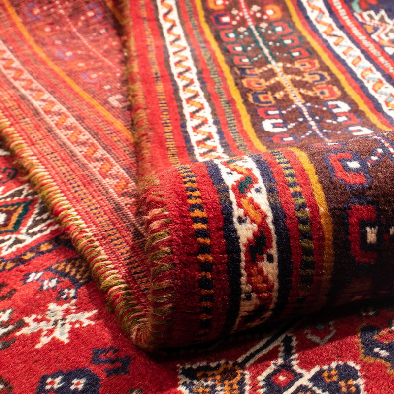 Shiraz Teppich 189x298cm - Perserteppich - dunkelrot