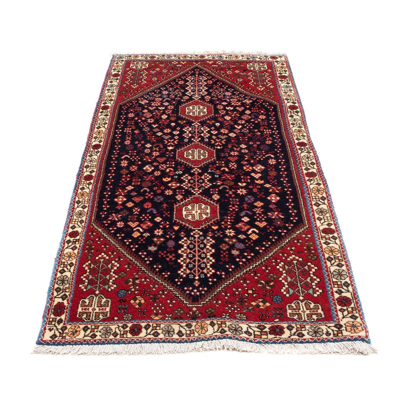 Shiraz Teppich 77x185cm - Perserteppich - dunkelblau