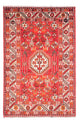 Shiraz Teppich 110x159cm - Perserteppich - rot