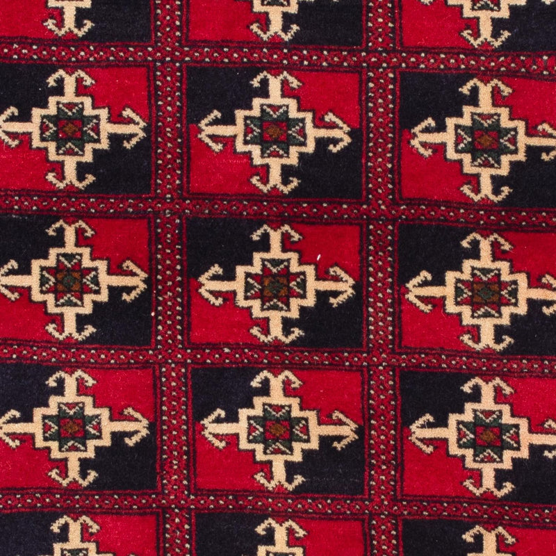 Belutsch Teppich 97x137cm - Orientteppich - dunkelrot