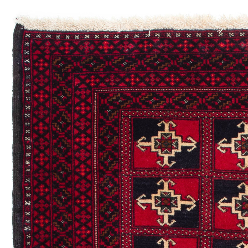 Belutsch Teppich 97x137cm - Orientteppich - dunkelrot