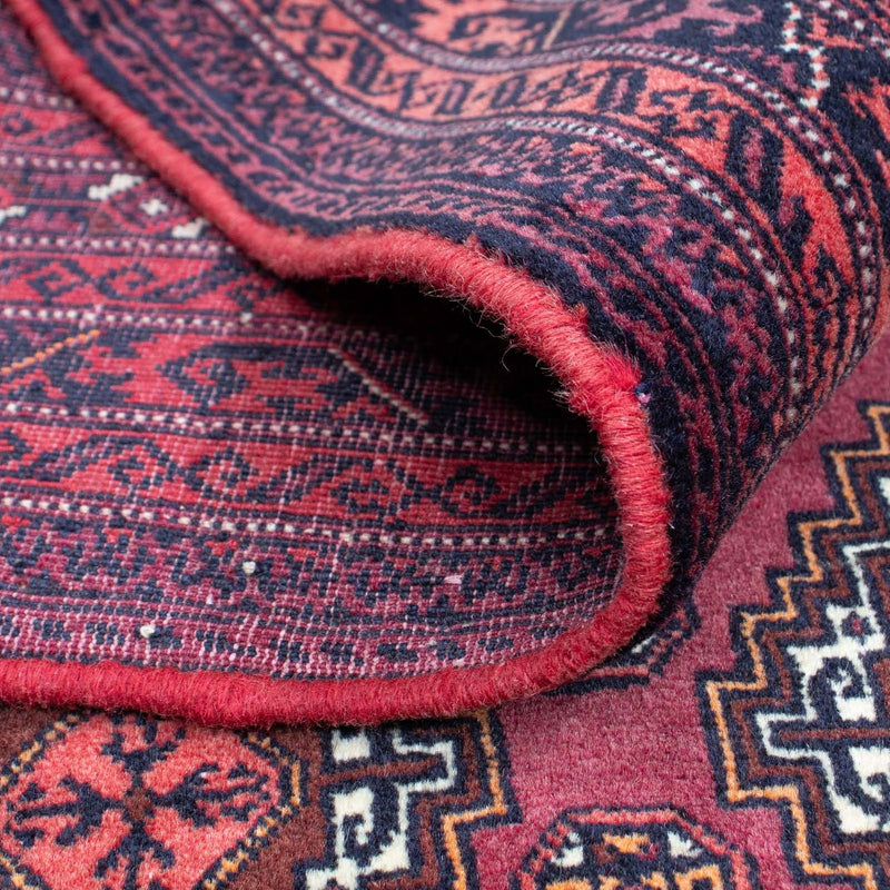 Belutsch Teppich 116x167cm - Orientteppich - dunkelrot
