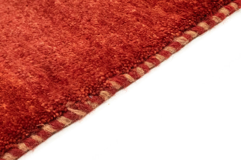 Gabbeh Persisch Teppich 108x188cm - Perserteppich Wollteppich - rot