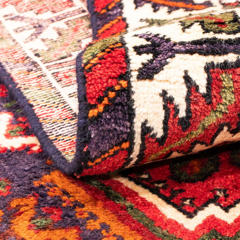 Shiraz Teppich 111x139cm - Perserteppich - dunkelrot