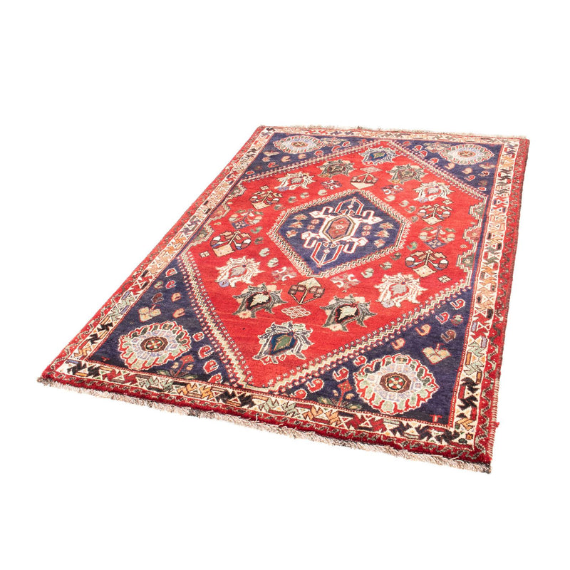 Shiraz Teppich 116x160cm - Perserteppich - dunkelrot
