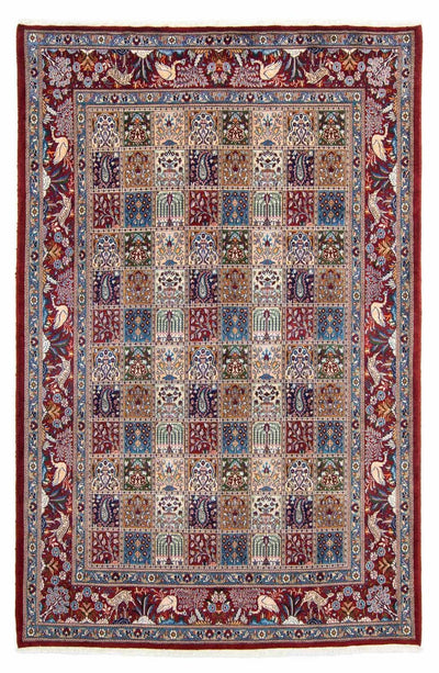 Moud Teppich 198x295cm - Perserteppich - dunkelrot