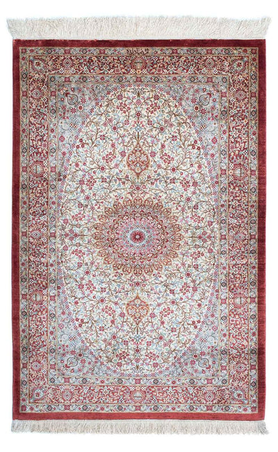 Ghom Teppich 79x122cm - Perserteppich - beige