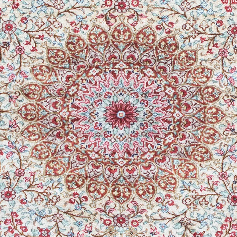 Ghom Teppich 79x122cm - Perserteppich - beige