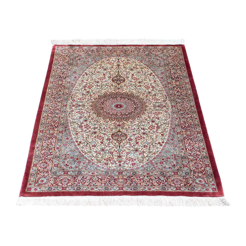 Ghom Teppich 79x122cm - Perserteppich - beige