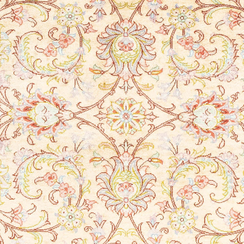 Ghom Teppich 83x123cm - Perserteppich - beige