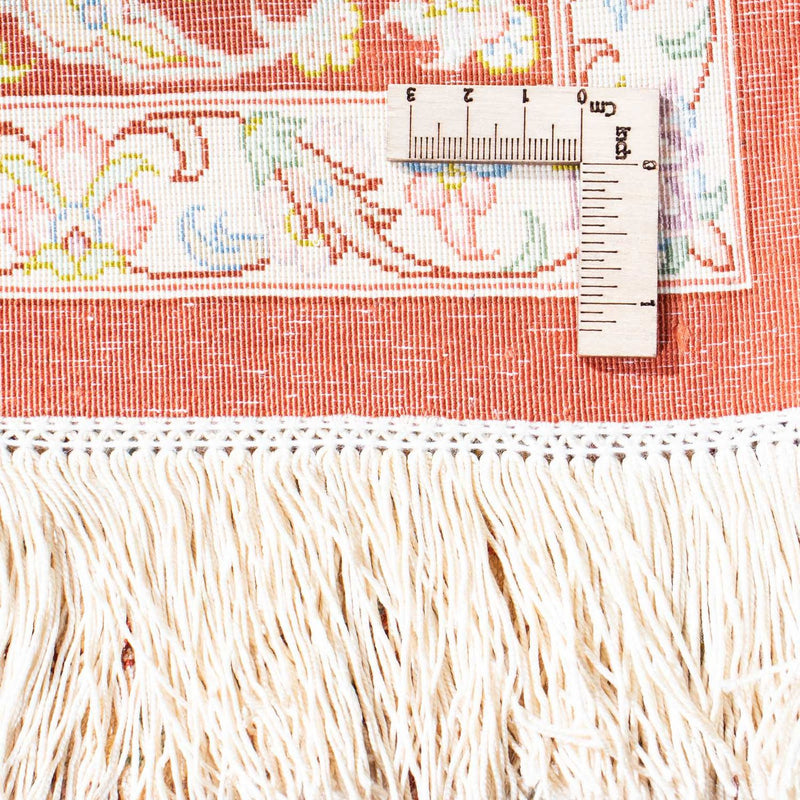 Ghom Teppich 83x123cm - Perserteppich - beige