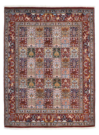 Moud Teppich 148x202cm - Perserteppich - dunkelrot