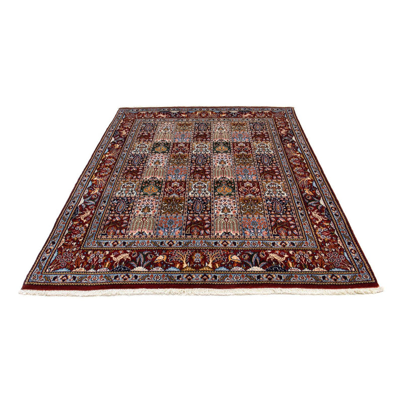 Moud Teppich 148x202cm - Perserteppich - dunkelrot