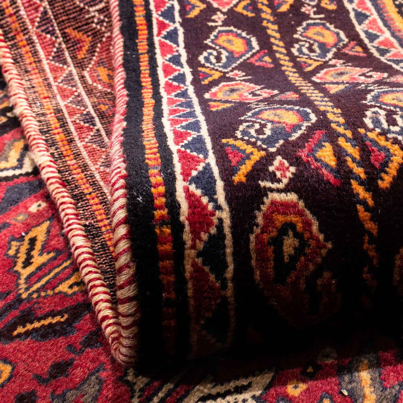 Ghashghai Teppich 170x270cm - Perserteppich - rot