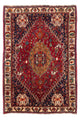 Ghashghai Teppich 158x242cm - Perserteppich - dunkelrot