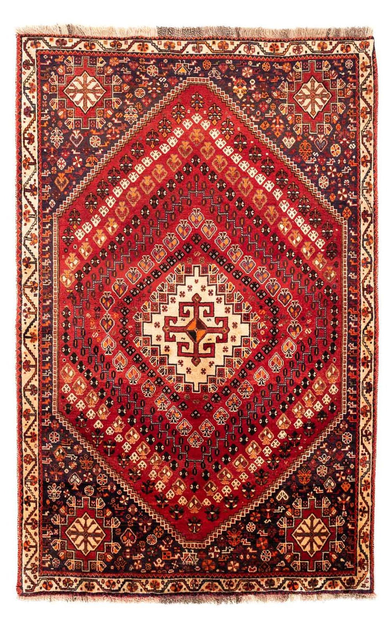 Ghashghai Teppich 163x256cm - Perserteppich - dunkelrot