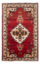 Ghashghai Teppich 150x240cm - Perserteppich - dunkelrot
