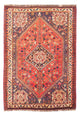 Ghashghai Teppich 128x167cm - Perserteppich - dunkelrot