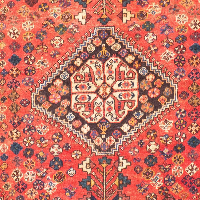 Ghashghai Teppich 128x167cm - Perserteppich - dunkelrot