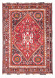 Ghashghai Teppich 111x149cm - Perserteppich - dunkelrot