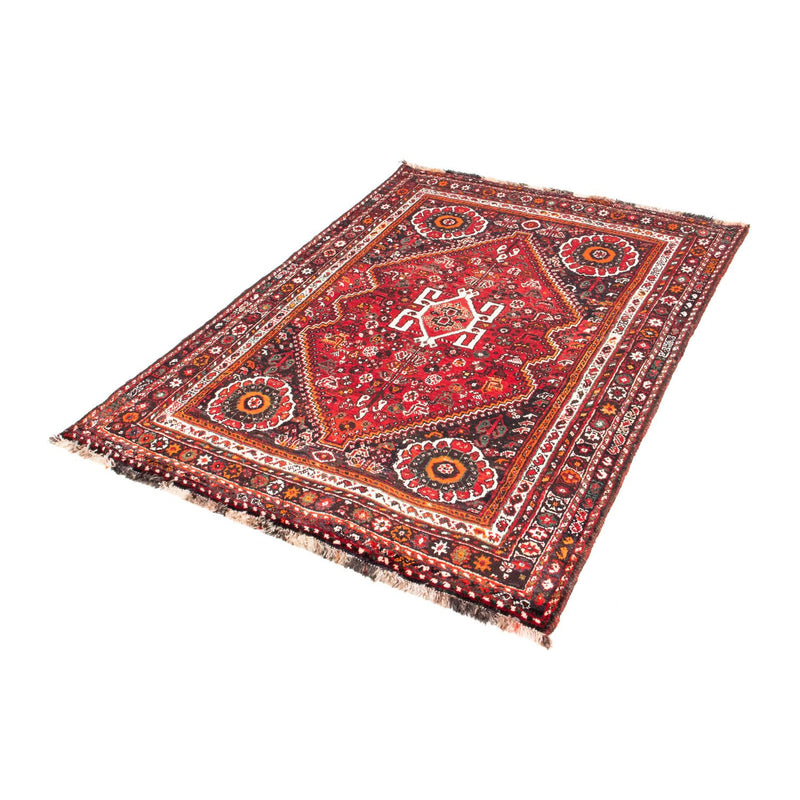 Ghashghai Teppich 111x149cm - Perserteppich - dunkelrot